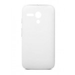 Back Case for Motorola Moto G Dual SIM - 2014 - White