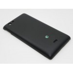 Back Cover for Sony Xperia Miro ST23 - Black