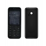 Full Body Housing For Microsoft Nokia 222 Black - Maxbhi Com