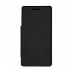 Flip Cover for Micromax Canvas Blaze 4G Plus - Black