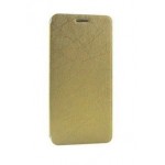 Flip Cover for Celkon Q54 - Golden