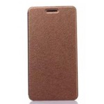 Flip Cover for Celkon Xion s CT695 - Brown
