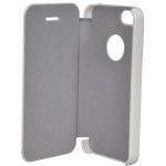 Flip Cover for Gresso Mobile iPhone 4 for Man - Grey