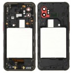 Middle Frame Ring Only For Samsung Galaxy Xcover7 Pro Black By - Maxbhi Com