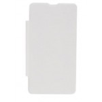 Flip Cover for Intex Aqua 4G Strong - White
