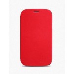 Flip Cover for Karbonn Aura 9 - Red