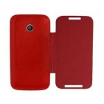 Flip Cover for Moto E 2nd Gen 3G - Red