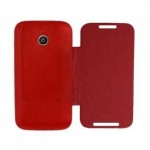 Flip Cover for Moto E 2nd Gen 4G - Red