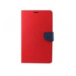 Flip Cover for Spice Mi-496 Spice Coolpad 2 - Red