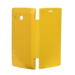 Flip Cover for Karbonn A16 - Yellow
