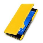 Flip Cover for Sony Xperia Z3+ Black - Yellow