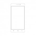 Touch Screen Digitizer For Good One Gm15 White By - Maxbhi Com