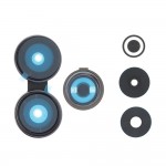 Camera Lens Glass With Frame For Xiaomi Poco M6 4g Black By - Maxbhi Com