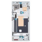 Lcd Frame Middle Chassis For Zte Nubia Z70 Ultra White By - Maxbhi Com