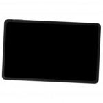 Camera Lens Glass with Frame for Doogee V Pad Black