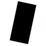 Camera Lens Glass with Frame for Sharp Aquos R10 Black