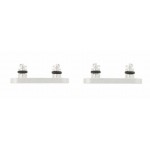 Volume Side Button Outer For Apple Iphone 17 White By - Maxbhi Com