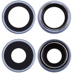 Camera Lens Glass With Frame For Apple Iphone 17 Blue By - Maxbhi Com