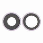 Camera Lens Glass With Frame For Apple Iphone 17 Lavender By - Maxbhi Com