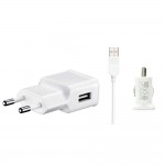 3 In 1 Charging Kit For Lava Etab Ivory With Wall Charger Car Charger Usb Data Cable - Maxbhi Com