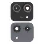Camera Lens Glass With Frame For Xiaomi Redmi 15c 5g Black By - Maxbhi Com