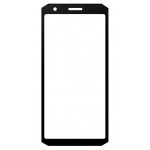 Replacement Front Glass For Doogee Fire 3 Ultra Black By - Maxbhi Com