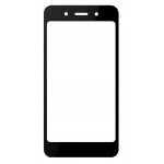 Replacement Front Glass For Itel A33 Plus Black By - Maxbhi Com