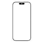 Replacement Front Glass For Blackzone Bz16 Pro Maxx Silver By - Maxbhi Com