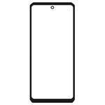 Replacement Front Glass For Ulefone Rugking 5 Pro Black By - Maxbhi Com
