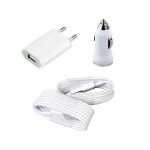 3 in 1 Charging Kit for HTC Google G7 with USB Wall Charger, Car Charger & USB Data Cable