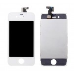 Lcd With Touch Screen For Apple Iphone 4s White By - Maxbhi Com