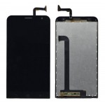 Lcd With Touch Screen For Asus Zenfone 2 Laser Ze550kl Black By - Maxbhi Com