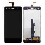 Lcd With Touch Screen For Bq Aquaris M4 5 Black By - Maxbhi Com