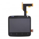 LCD with Touch Screen for HTC Status - Silver