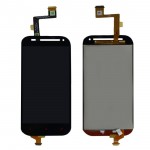 Lcd With Touch Screen For Htc One Sv C520e Black By - Maxbhi Com