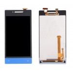 Lcd With Touch Screen For Htc Windows Phone 8s Blue By - Maxbhi Com