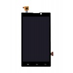 Lcd With Touch Screen For Intex Aqua I5 Hd Black By - Maxbhi Com