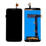 LCD with Touch Screen for Karbonn Quattro L50 Black