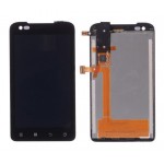 Lcd With Touch Screen For Lenovo A660 White By - Maxbhi Com