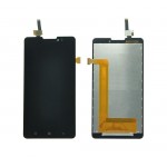 Lcd With Touch Screen For Lenovo P780 Black By - Maxbhi Com