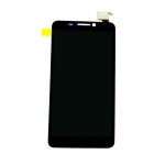 Lcd With Touch Screen For Micromax A300 Canvas Gold Black By - Maxbhi.com