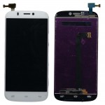 Lcd With Touch Screen For Micromax A300 Canvas Gold White By - Maxbhi Com
