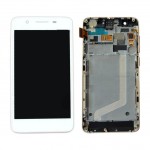 Lcd With Touch Screen For Micromax Canvas Knight 2 4g White By - Maxbhi Com
