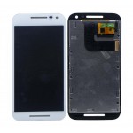 Lcd With Touch Screen For Motorola Moto G 3rd Gen White By - Maxbhi Com