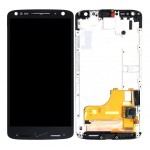 Lcd With Touch Screen For Motorola Moto X Force Black By - Maxbhi Com