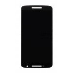 Lcd With Touch Screen For Motorola Moto X Wood Back Black By - Maxbhi.com