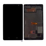 Lcd With Touch Screen For Nokia X2 Rm1013 Black By - Maxbhi Com