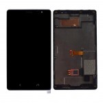 LCD with Touch Screen for Nokia X2 Dual SIM White