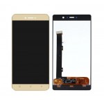 Lcd With Touch Screen For Qmobile Noir Z12 Gold By - Maxbhi Com