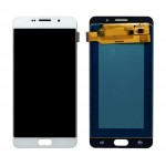 Lcd With Touch Screen For Samsung Galaxy A7 2016 White By - Maxbhi Com